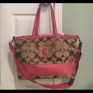 Coach Signature Multi-Function Diaper/Tote